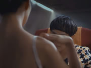 韓國空姐脫掉胸罩露出對美乳上演刺激的性愛